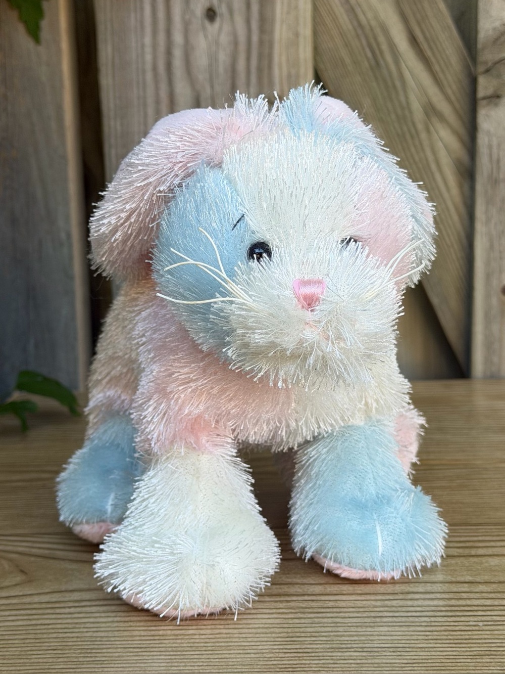 Webkinz Ganz HM174 Cotton Candy Bunny Rabbit Colour Block Plush No Code